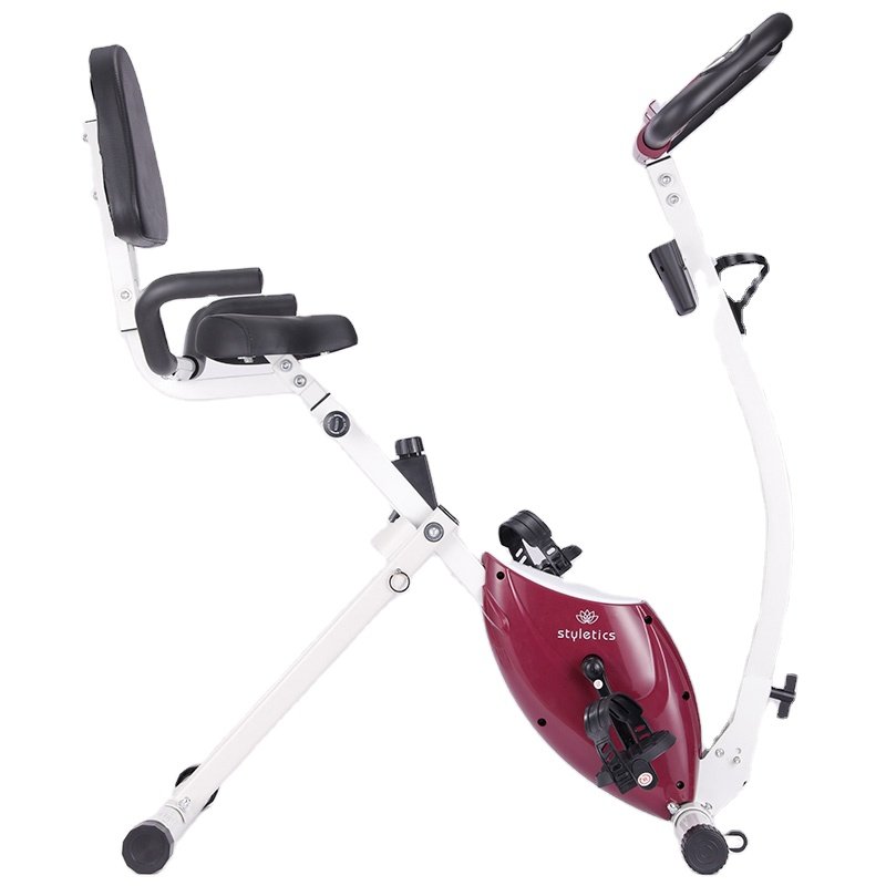Foldable Recumbent Fitness Cycle Exercise Bike Magnetic Bike for Home Gym Use for Household Exercise