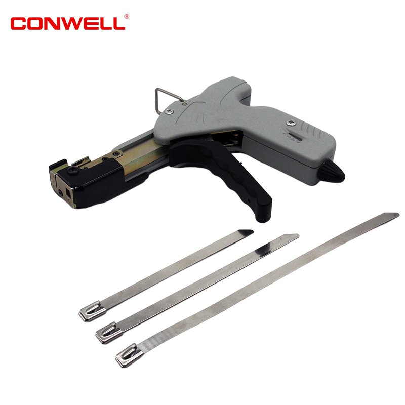 Screw-type Cable Tie Packing Stainless Steel Fastening Banding Strap Tool for Steel Straps