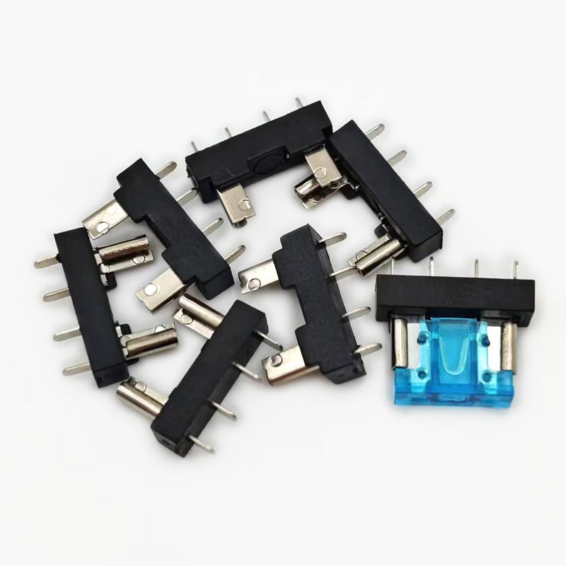 Car Fuse Holder Safety Clip Insertion Type Medium And Small Fuse Clips