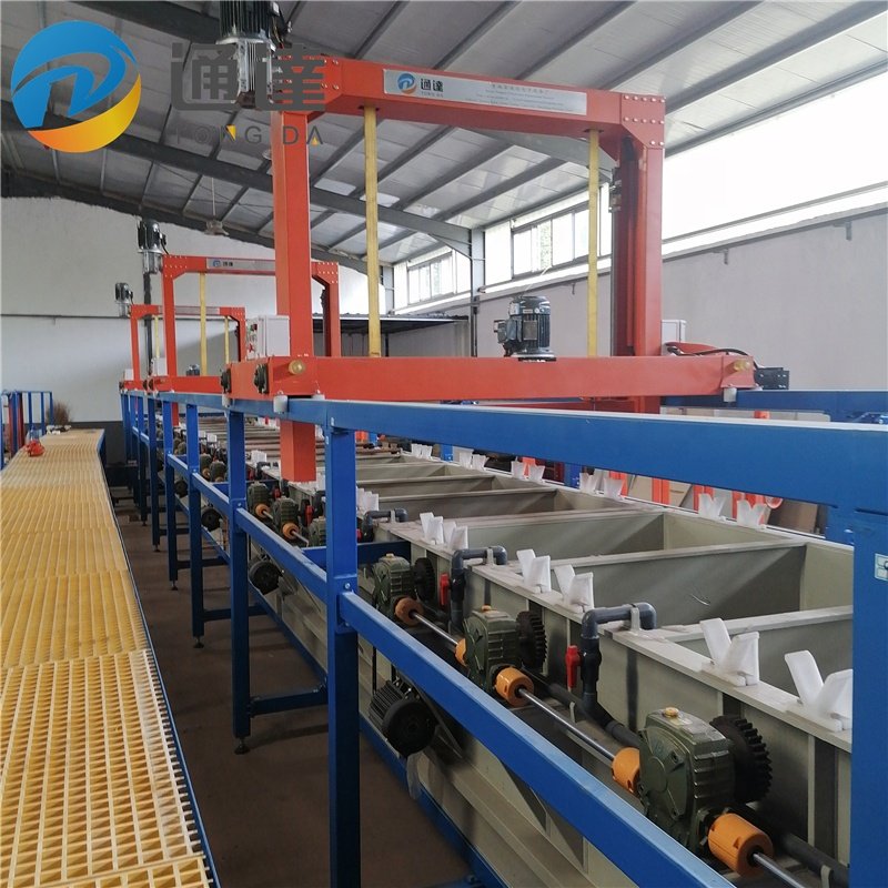 Copper Cathode Plate Production Line Barrel Plating Machine Chrome Plating Process