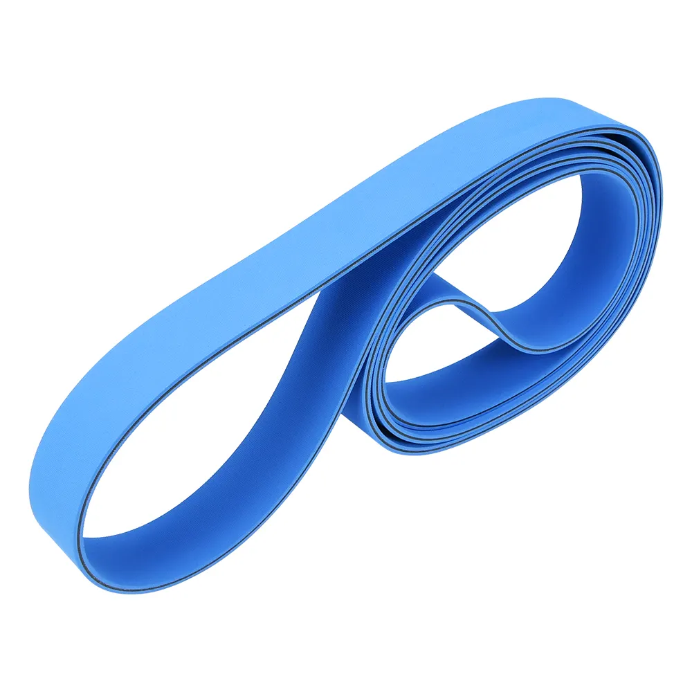 paper industry high speed flat belt Industrial double sided blue nylon sandwich belt friction belt