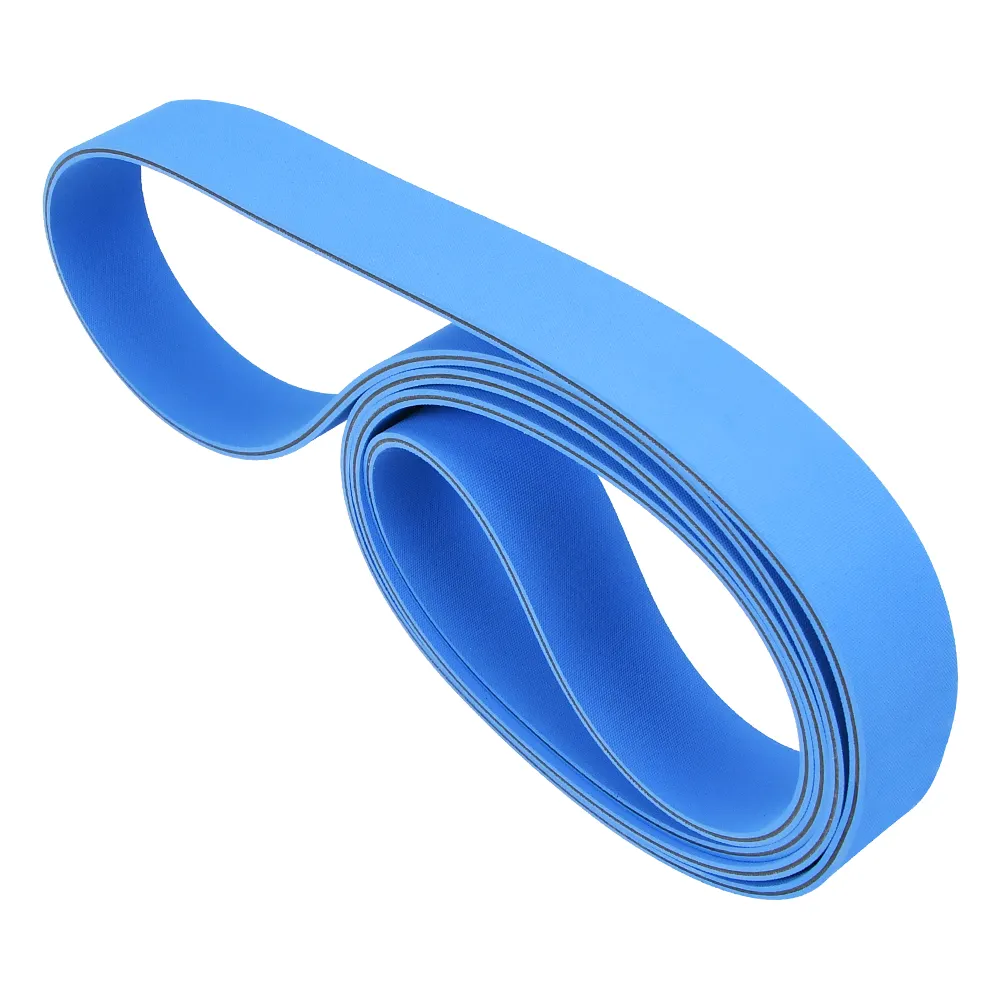 paper industry high speed flat belt Industrial double sided blue nylon sandwich belt friction belt