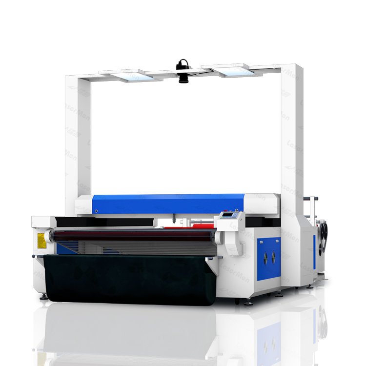 Large CCD camera CO2 laser cutting machine for soccer uniforms and basketball clothes cutting with auto feeding system