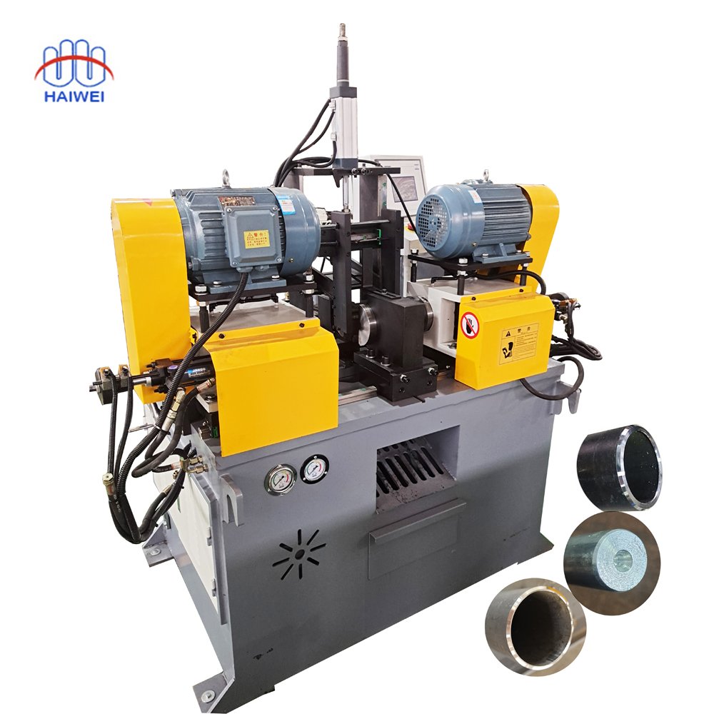 Deburring machine Double side end chamfer grinding machine Double head chamfering machine