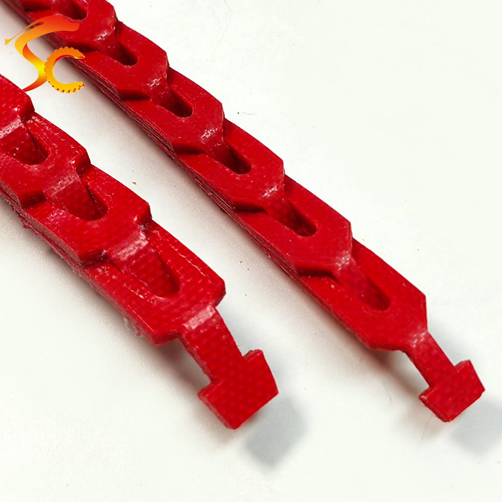 Adjustable PU Link V Belt without the Nail Timing Belt for Power Drive for Retail and Printing Industries Made of Durable PU