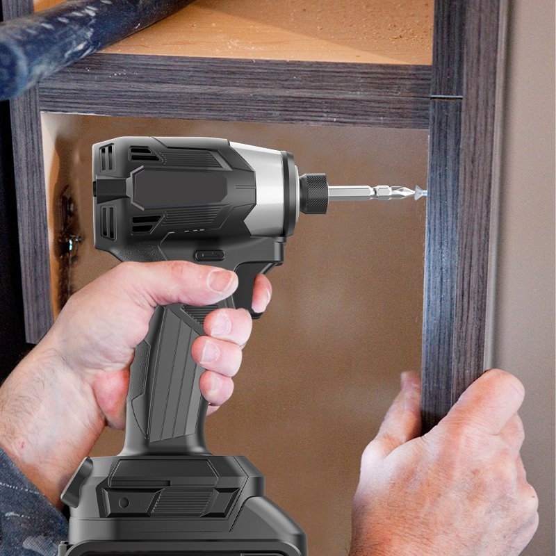 Carpenter Tools Cordless Powered Screwdriver Set 2000N.m Electronic Impact Wrench