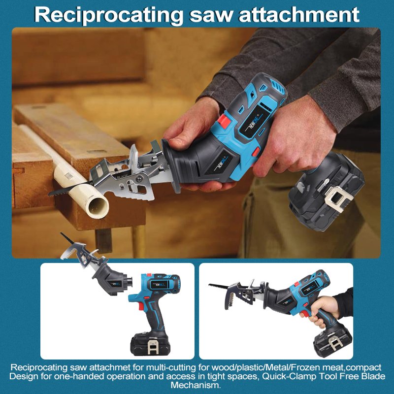 NEWONE 20V Power Drill Set Combo kit jig saw reciprocating saw oscillating tool Sander attachments Wukong Series with accessory