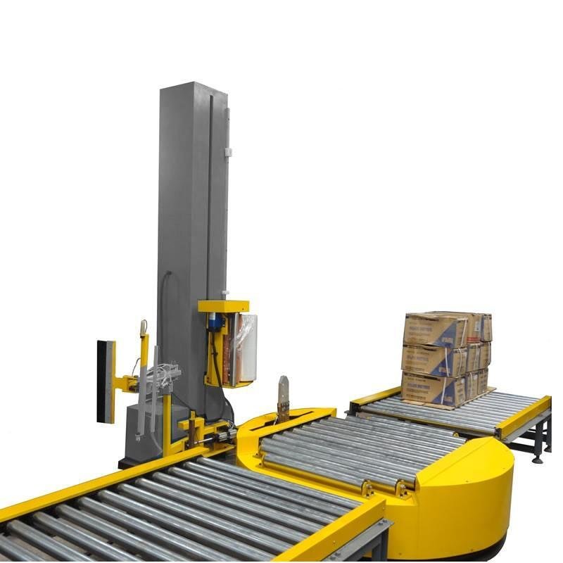 Full Automatic on Line Pallet Stretch Film Wrapping Machine