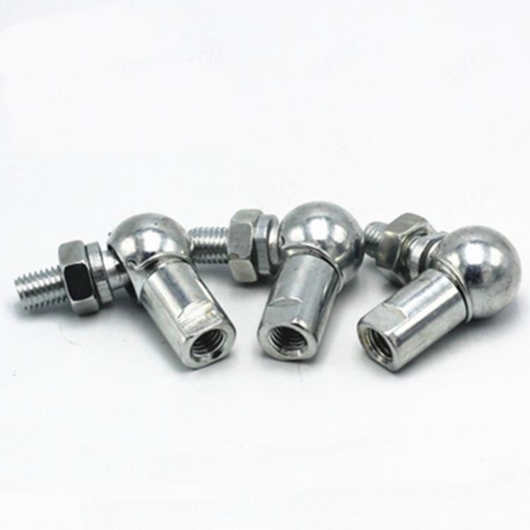 DIN71802 CS10M6 M6 stainless steel 304 angle ball joint rod end clip locking ball joint