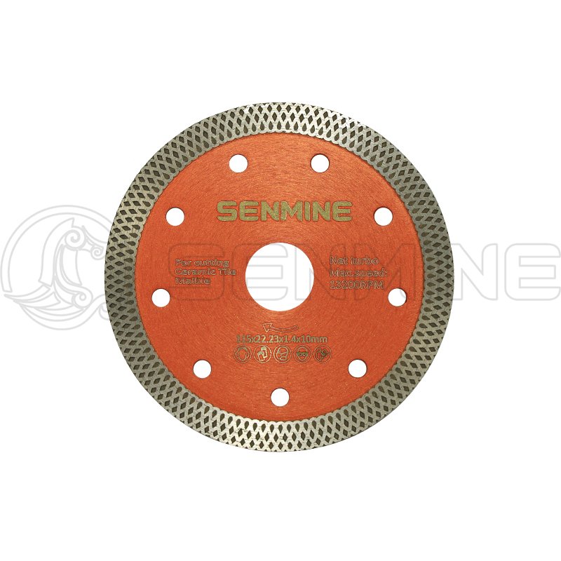 X-shaped blade 125mm granite tile marble cutting disc circular thin wet dry diamond saw blade for ceramic porcelain and stone