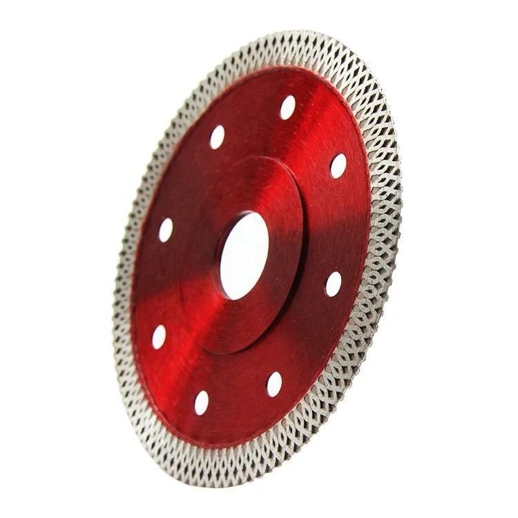 X-shaped blade 125mm granite tile marble cutting disc circular thin wet dry diamond saw blade for ceramic porcelain and stone
