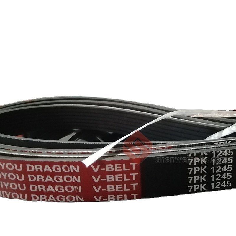 SHENWEI high quality motorcycle power trapezoidal industrial transmission belt 7pk 2440 rubber classical v-belt for car engine