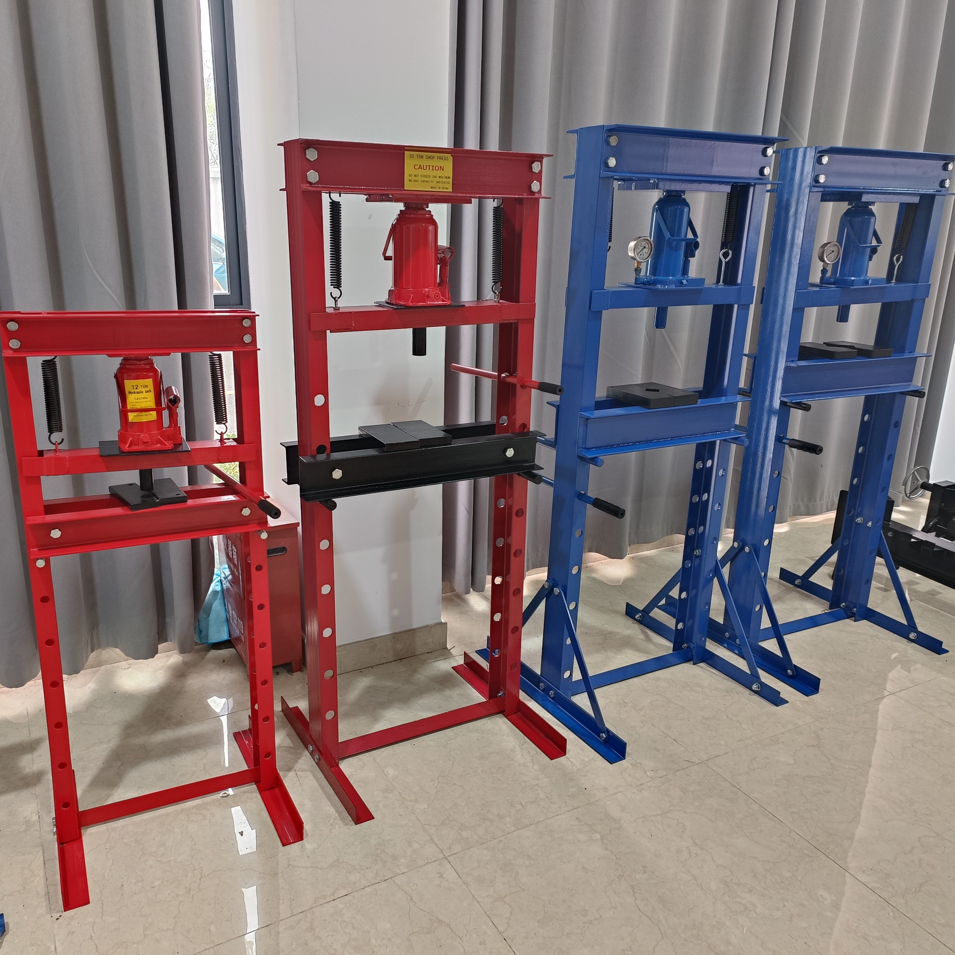 Factory Price Auto Repair Equipment Steel Hydraulic Shop Press with Gauge Tools for Vehicle Repair