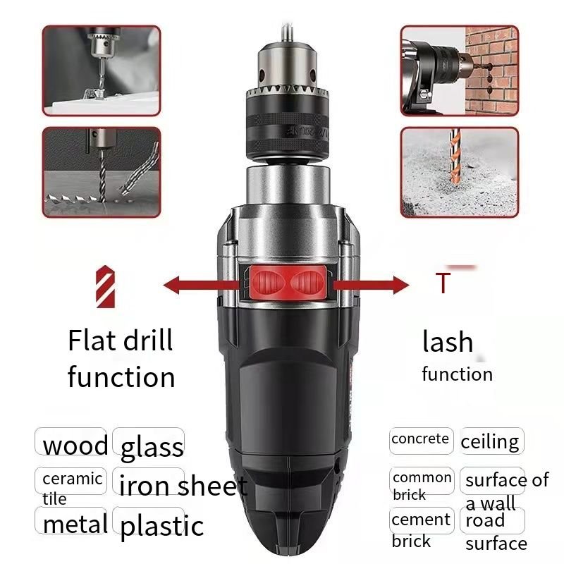 MRY Professional 1380W Complete accessories rotary electric hammer Hand Socket Tool Set
