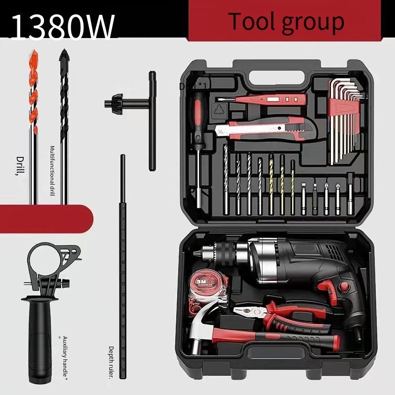 MRY Professional 1380W Complete accessories rotary electric hammer Hand Socket Tool Set