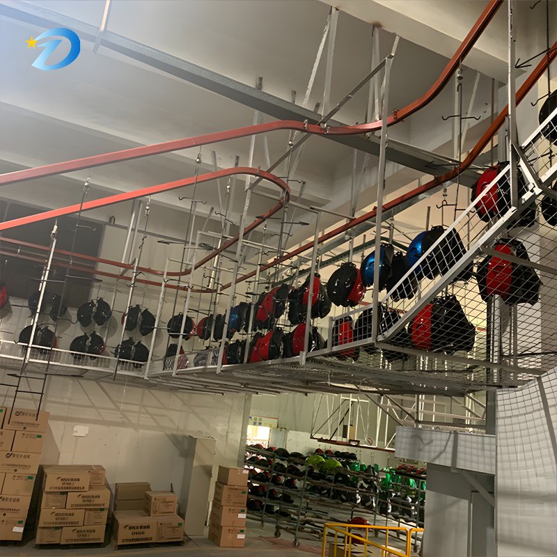 Metal Coating Machinery Automatic Paint Production Equipment Motorcycle Fuel tank Spraying Line Powder Spraying Robot