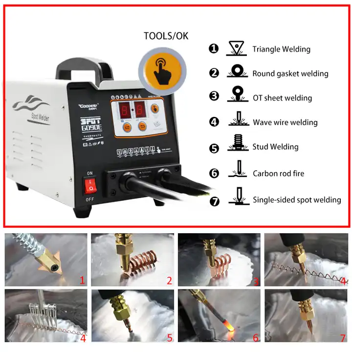 FUNISI Steel Car Body Dent Repair Spot Welder Dent Puller Machine 90E