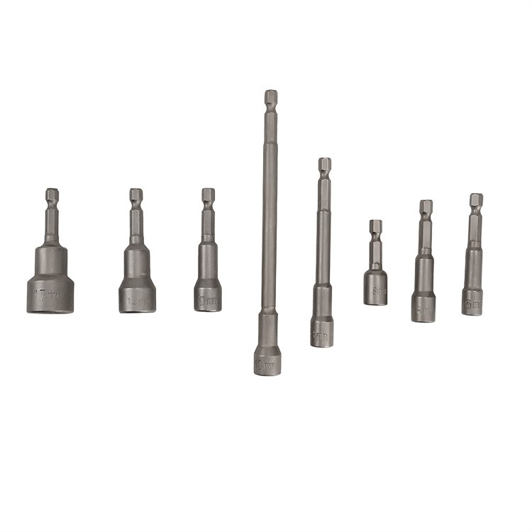 Best selling Quickly Insert High Durability Magnetic Impact Nut Driver Tool Hex Shank Nut Driver Bit Sets socket bit set