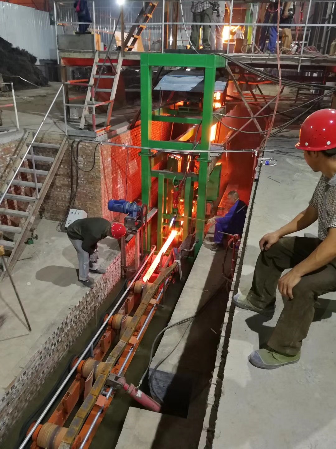 60-200mm square Steel Billet Continuous Casting Machine CCM Automatic Vertical Type CCM with Flexible Dummy Bar Production Line