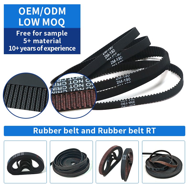 GT2 S2M S3M S5M S8M S14M rubber timing belt precision transmission stable and efficient to meet the needs of automation