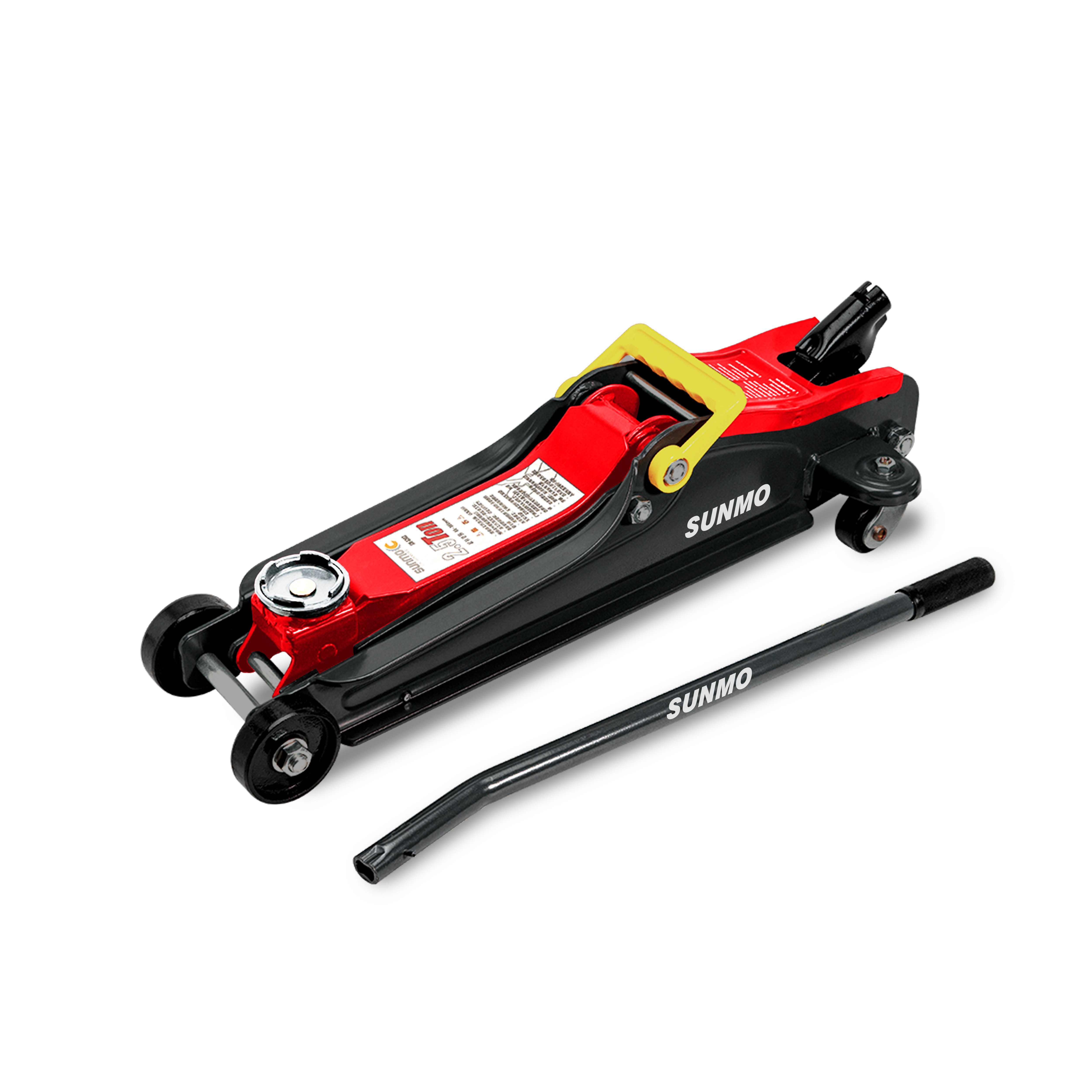 SUNMO 2.5T Hydraulic Jack Oil Jack Telescoping Porta Power Hydraulic Jack for Workshop Body Frame Repair