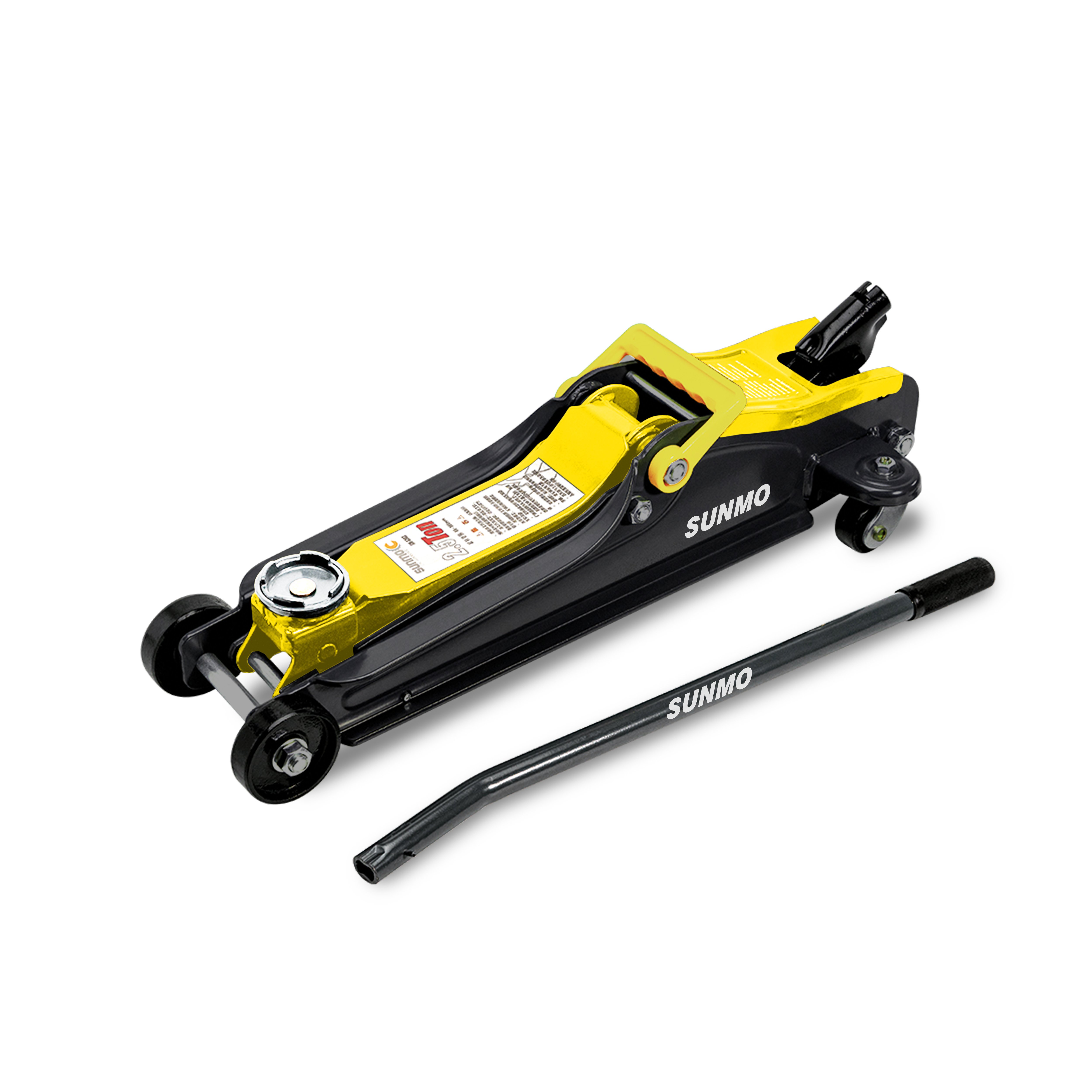 SUNMO 2.5T Hydraulic Jack Oil Jack Telescoping Porta Power Hydraulic Jack for Workshop Body Frame Repair