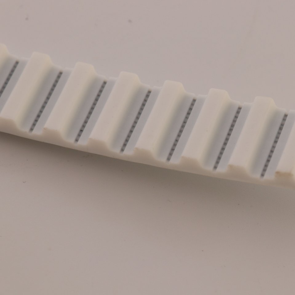 PU synchronous timing belt 50mm with steel wire for transmission and for animal feed mini process
