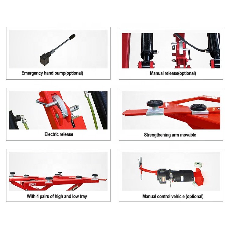 Hot Sell Car Repair Hoist Portable Lift for Auto Body Shop #V-JSZW-3228 with CE Hydraulic Lift Body Repair Equipment
