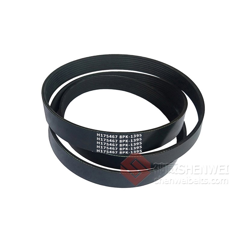 H175467 8PK Section Engine Fan Drive V-Belt, Effective Length 1395 mm 55 inch