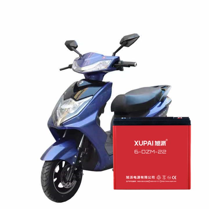 12v Voltage 22AH 22AH Maintenance Free 6-DZF-22 lead acid deep cycle battery for Electric Motorcycle 6.8kg 7kg
