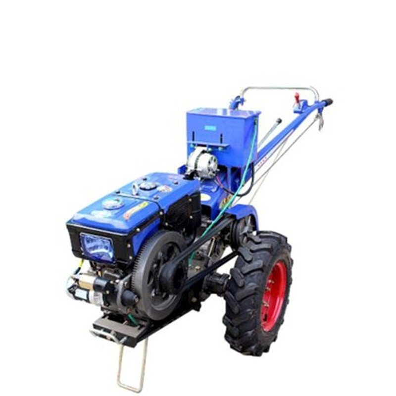water pump belt transmission fitted with hand tractor power tiller for irrigation