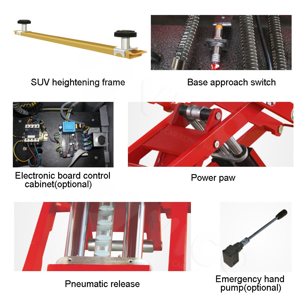 Yantai Vico Auto Maintenance Equipment V-JSXB-A-3530 Ultra-thin Scissor Lift with CE Certificate
