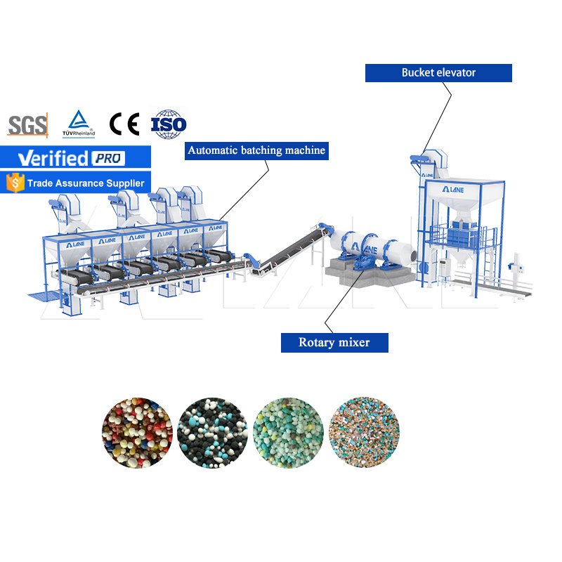 LANE Phosphate Fertilizer Production Equipment Npk Fertilizer Making Machine BB Fertilizer Production Line