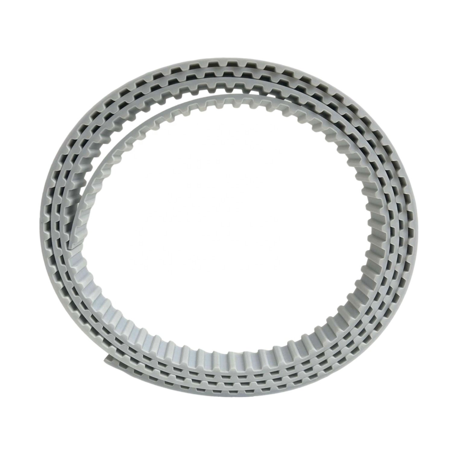 Open ended Power Transmission Belt T10 White PU Synchronous Belt Total Protection Execution without Tooth Gap