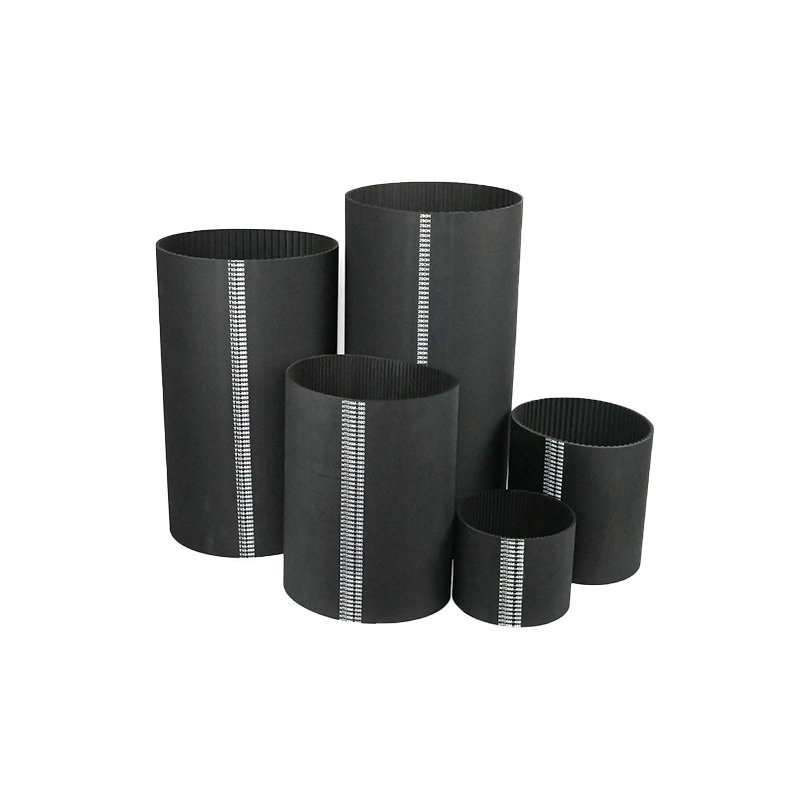 supports customization Black Rubber arc toothed synchronous belt timing belt power belt