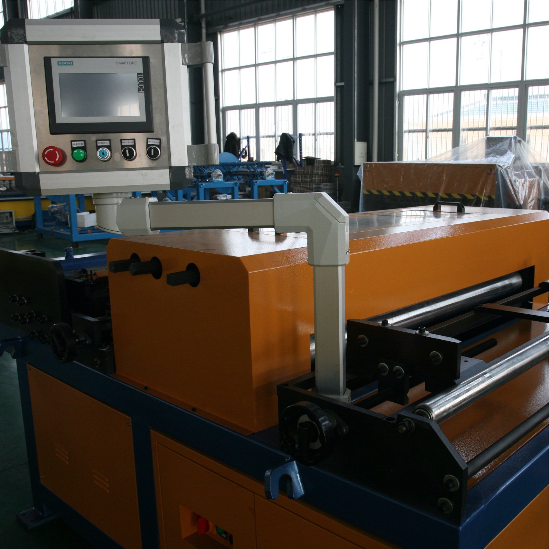 High Quality Square Duct Making Machine Automatic Air Duct Line 3 Former Equipment with Motor Core Component