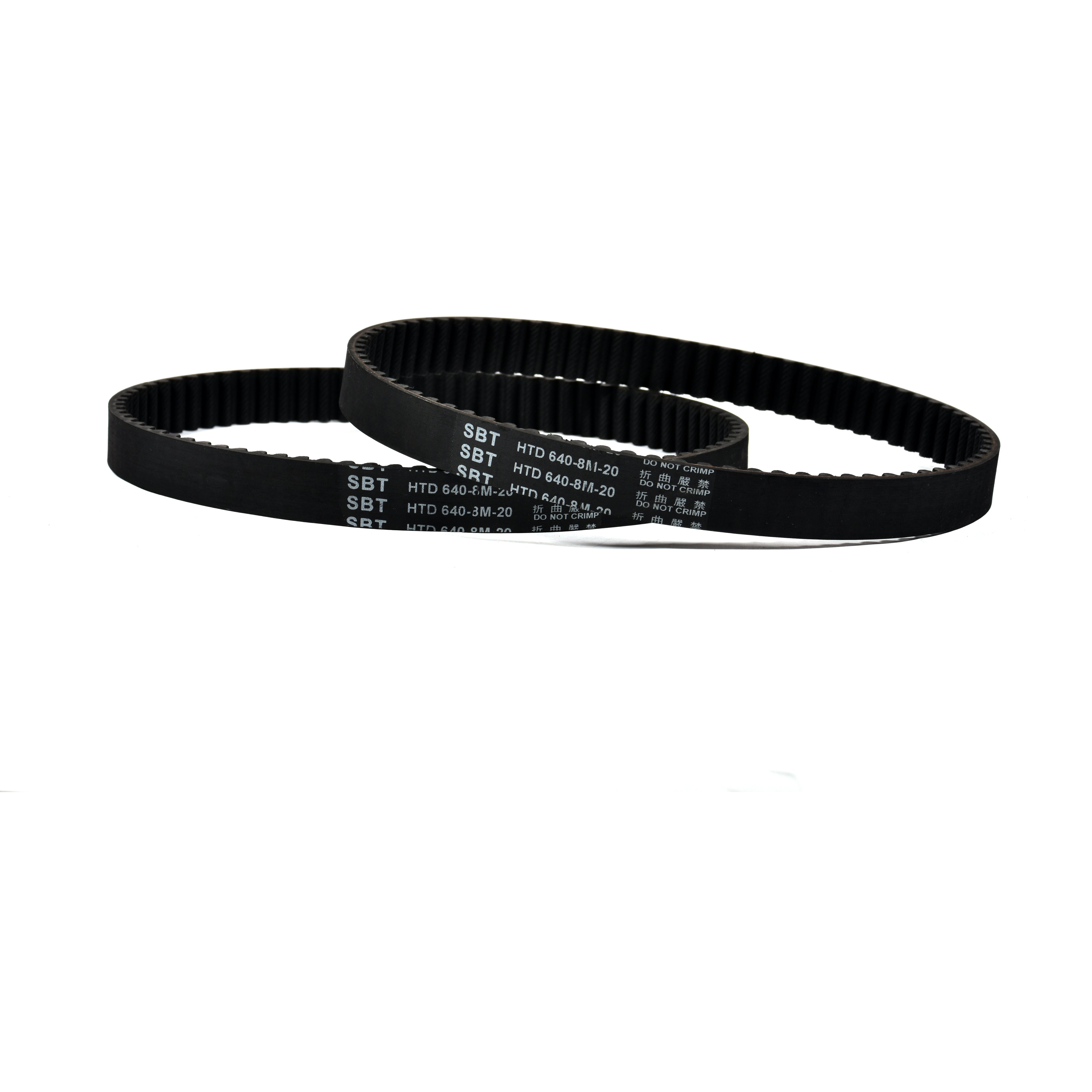 High Quality factory direct HTD 8M 5M 14M transmission belt rubber timing belt