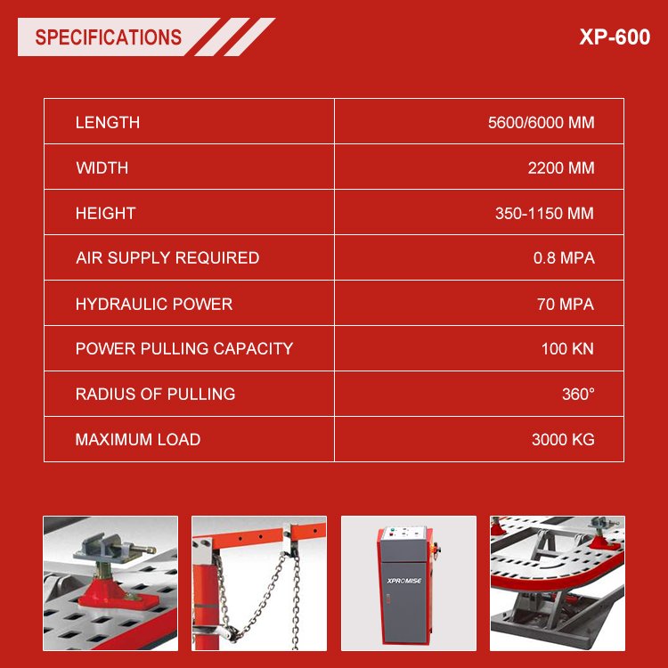 Auto Workshop Equipment Car Frame Machine Auto Body Straightening Bench