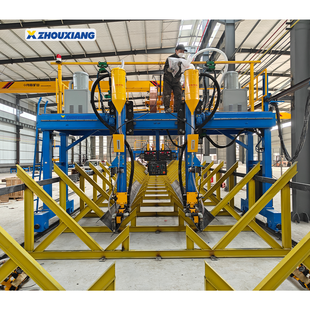 Zhouxiang Multi Specification Steel Cnc H Beam Automatic Welding Machine