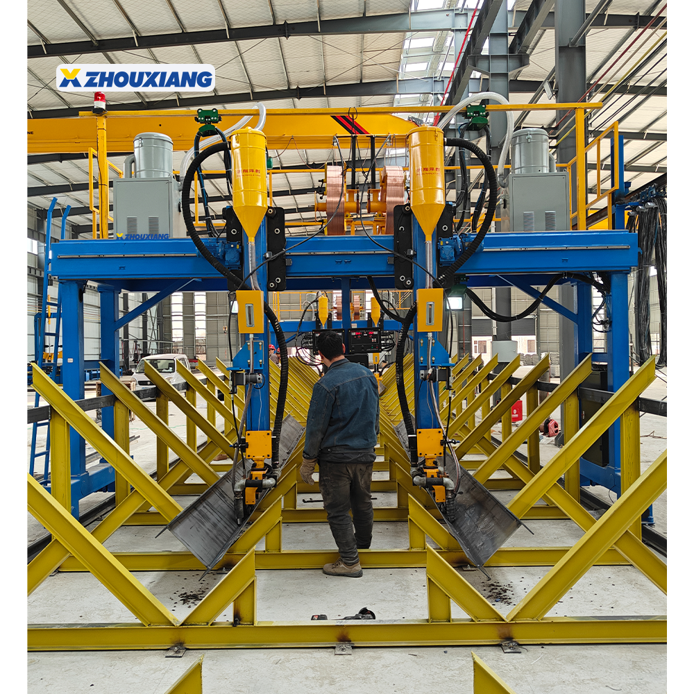Zhouxiang Multi Specification Steel Cnc H Beam Automatic Welding Machine