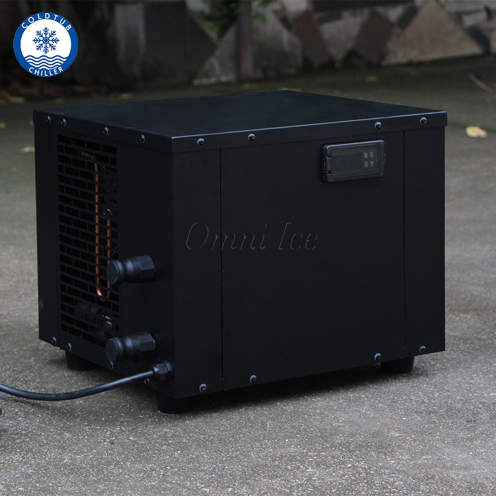 0.8HP Athlete Sport Automatic Pump Filter Water Chiller Water-Cooled Bath Ice Bath Cold Plunge Pool 1/2 HP Chilling Equipment