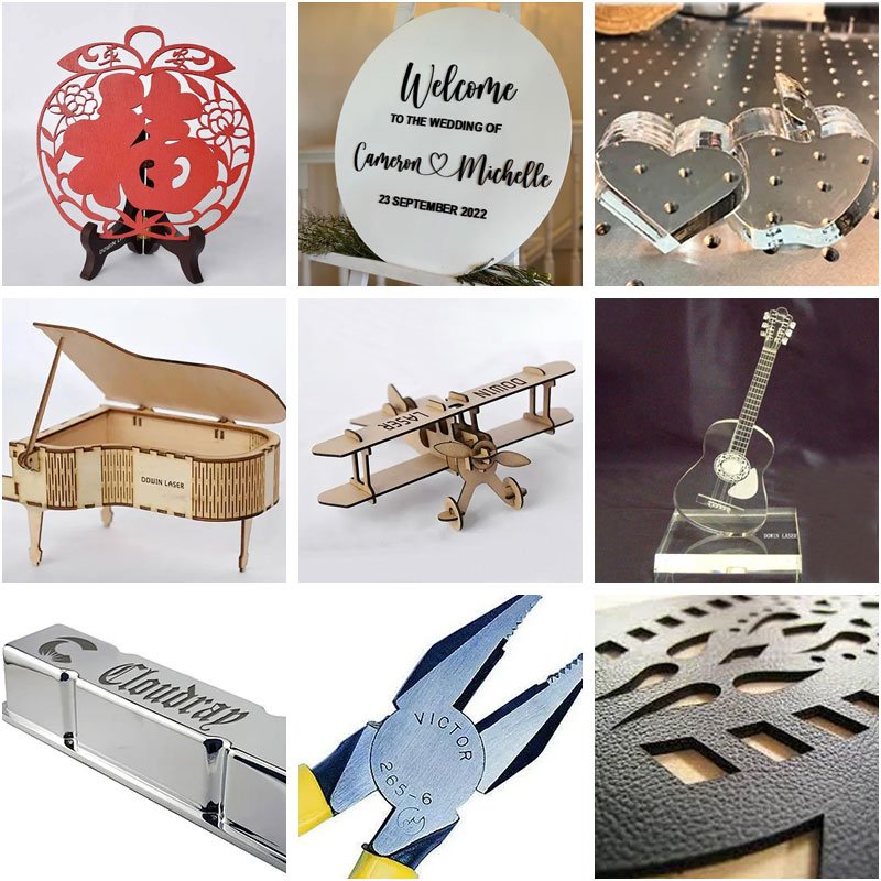 80W-150W CO2 Laser Cutting and Engraving Machine 6090 1390 1610 1325 Laser Cutter with Reliable Engine for Crafts and Artwork.
