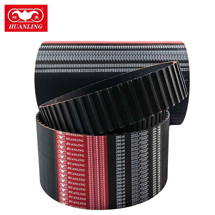 260-H OEM Customized Industrial Rubber Belt Power Transmission Rubber Timing Belt for Cars