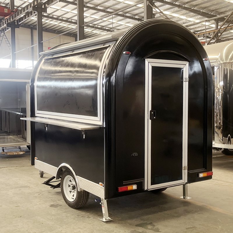 Custom Outdoor Street Ice Cream Coffee Street BBQ Mobile Snack Fast Food Cart Caravan Truck Camper Food Trailer
