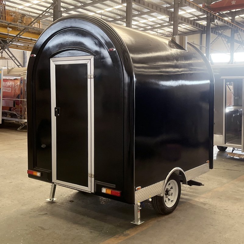 Custom Outdoor Street Ice Cream Coffee Street BBQ Mobile Snack Fast Food Cart Caravan Truck Camper Food Trailer