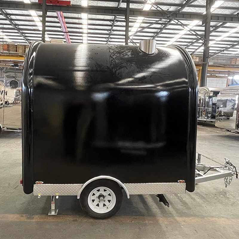 Custom Outdoor Street Ice Cream Coffee Street BBQ Mobile Snack Fast Food Cart Caravan Truck Camper Food Trailer