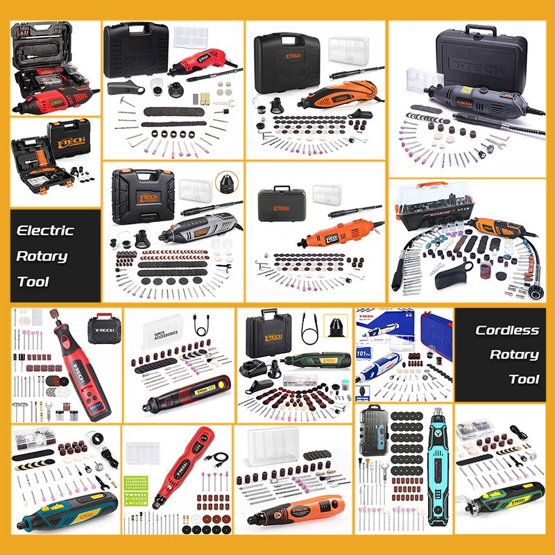60pcs Accessories Power Tool 135w 6 Variable Speed Flexible Shaft Electric Rotary Tool Set