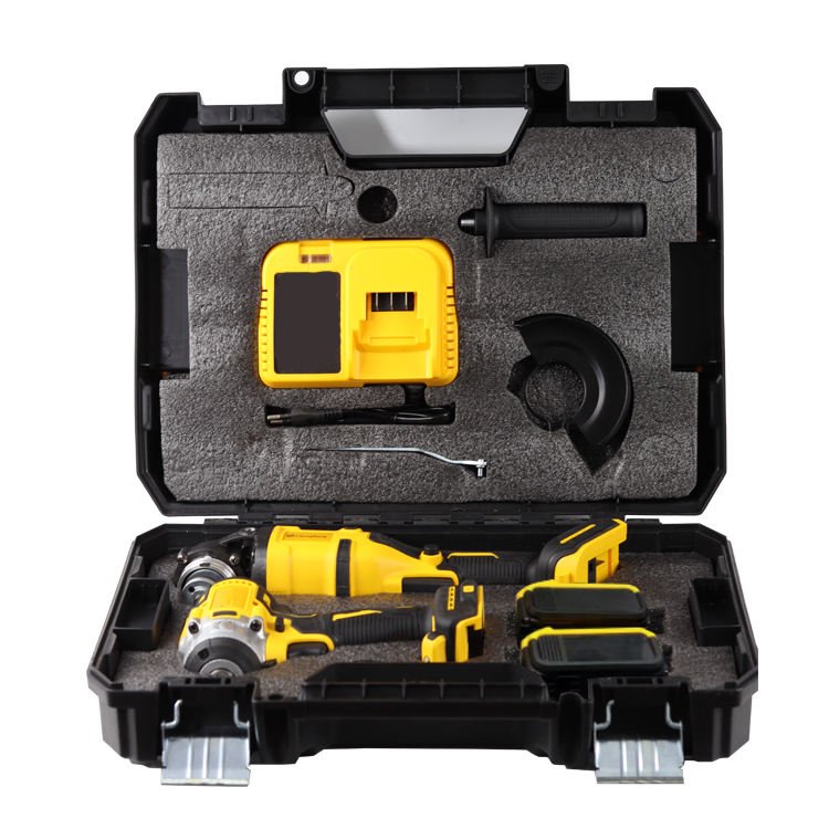 Rechargeable multifunctional durable high power lithium battery angle grinder electric wrench tool set