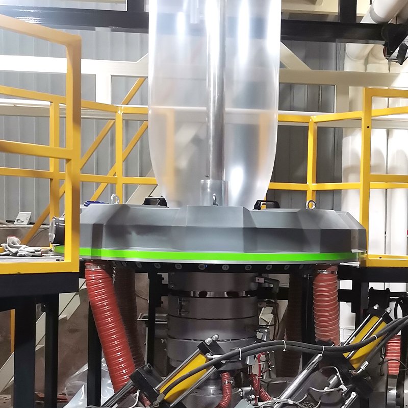 5 Layers Co-Extrusion Blown PE Film Production Line Multi Layers Plastic Film Blowing Machine