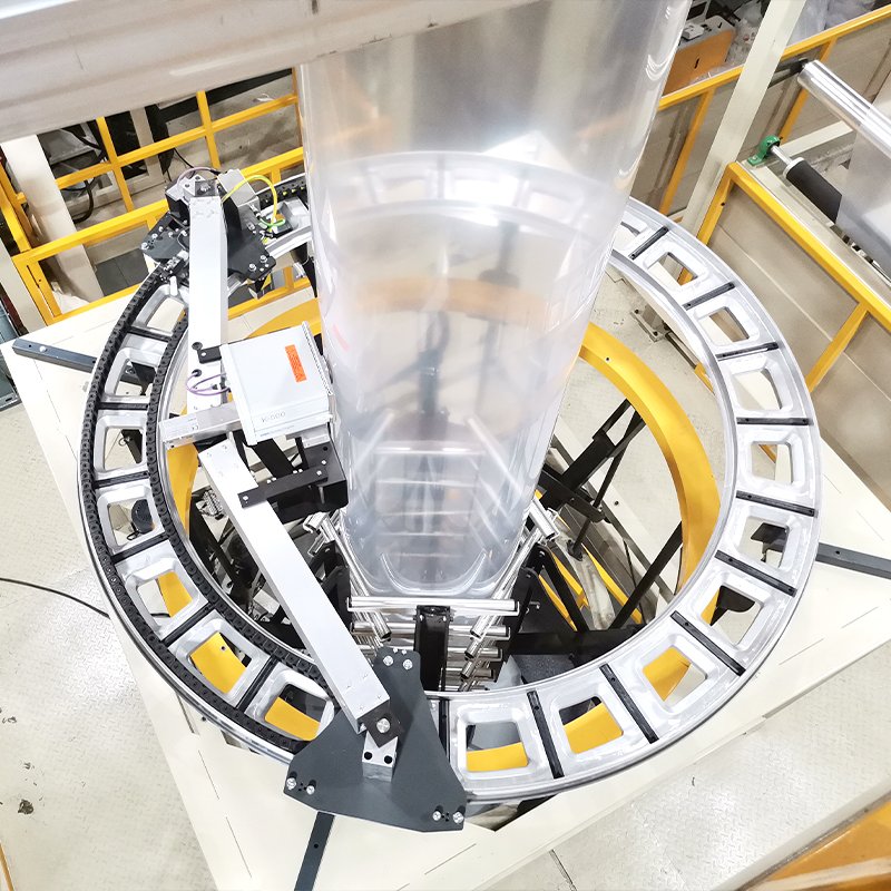 5 Layers Co-Extrusion Blown PE Film Production Line Multi Layers Plastic Film Blowing Machine